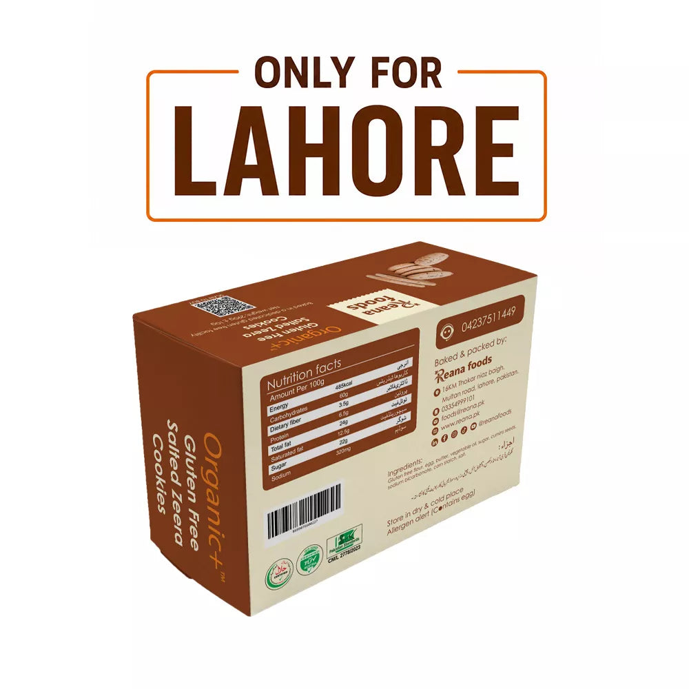 Organic + Gluten Free Salted Zeera Cookies - 290g