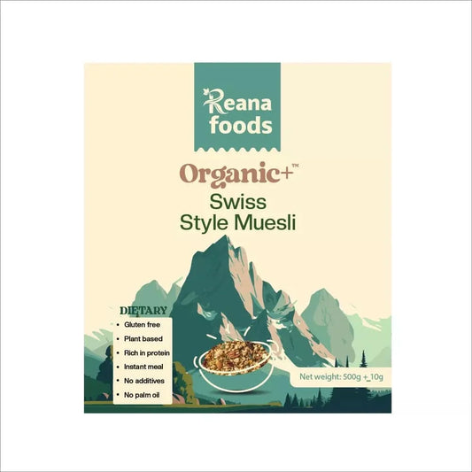 Organic+ Swiss Style Free Muesli 500g